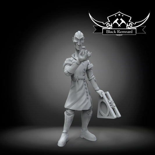 Blue shadow virus scientist, Black Remnant