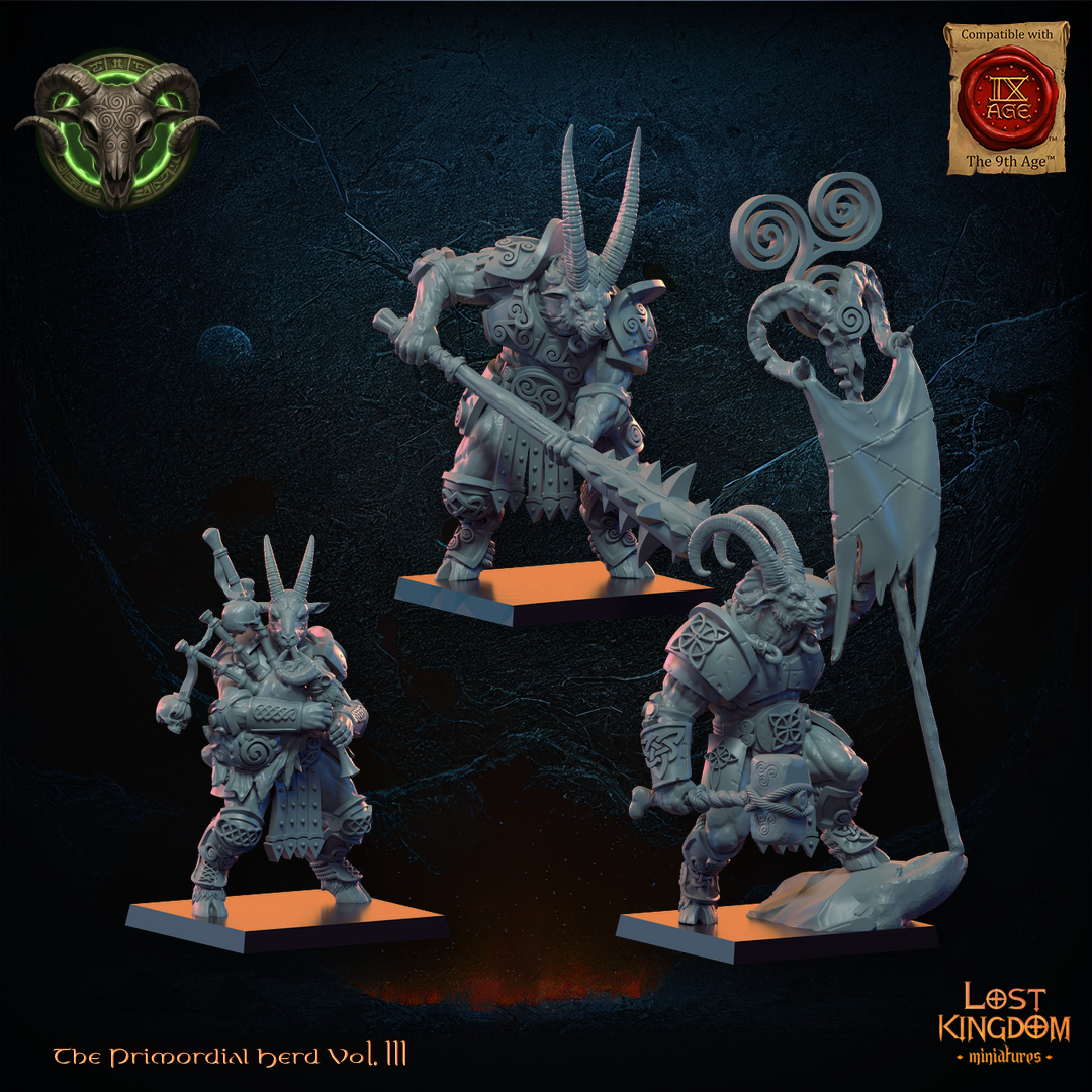 Longhorn Herd, Lost Kingdom Miniatures