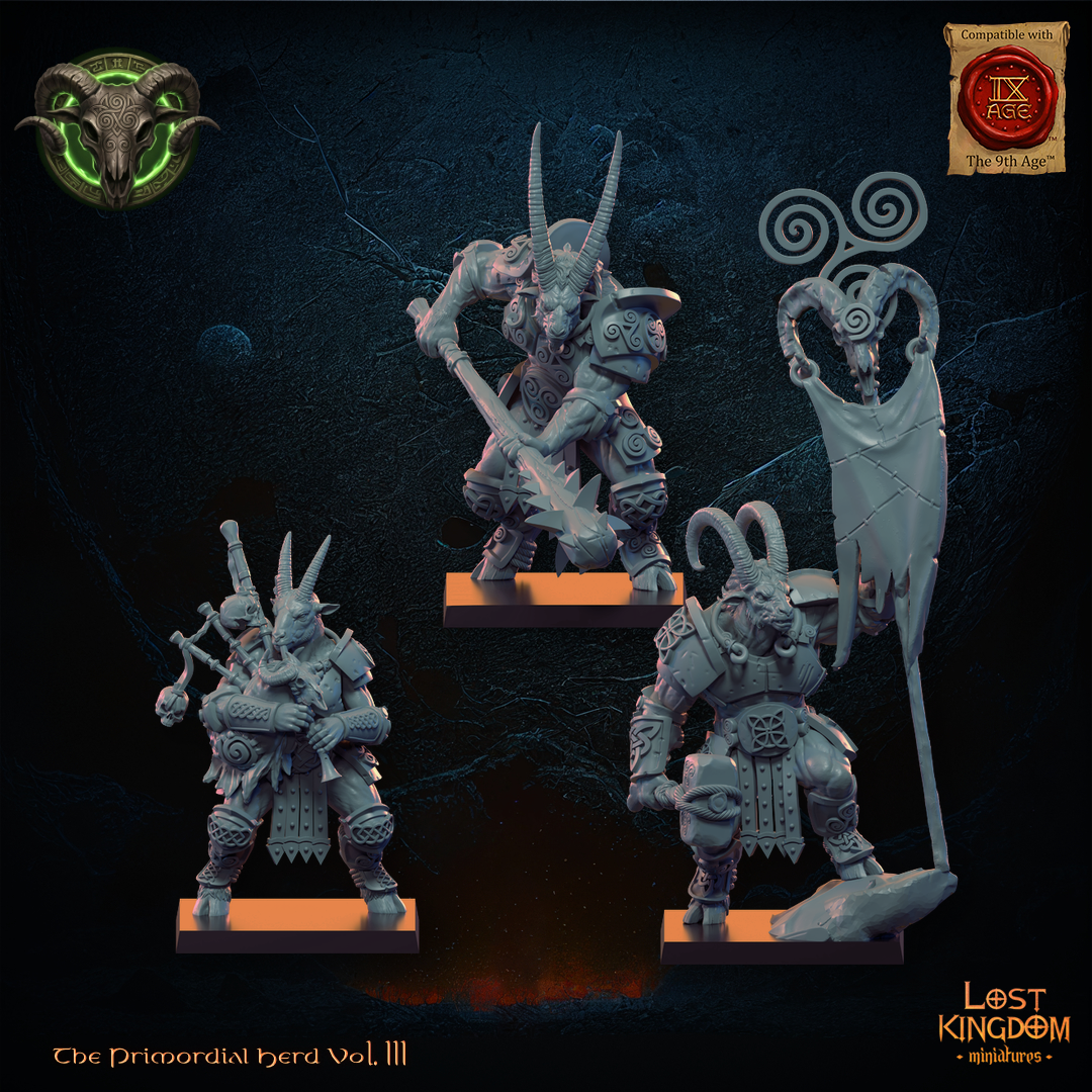 Longhorn Herd, Lost Kingdom Miniatures