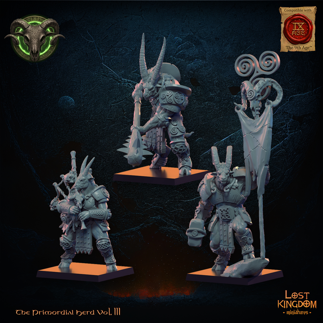 Longhorn Herd, Lost Kingdom Miniatures
