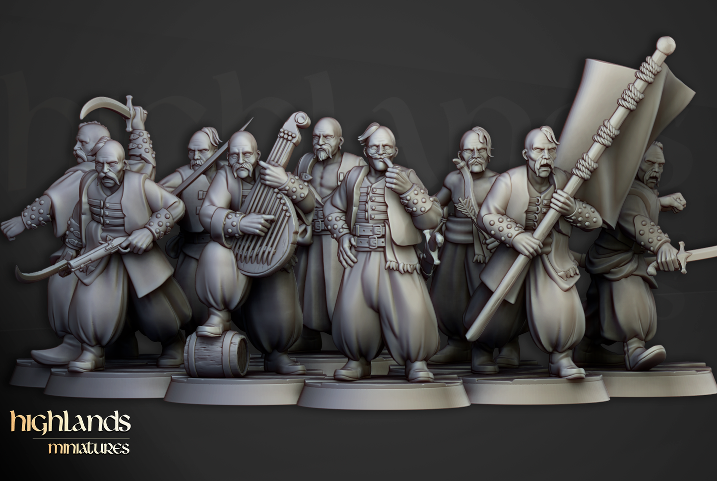 Cossack Harbor, Highlands Miniatures
