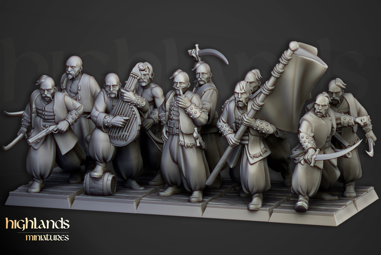 Cossack Harbor, Highlands Miniatures