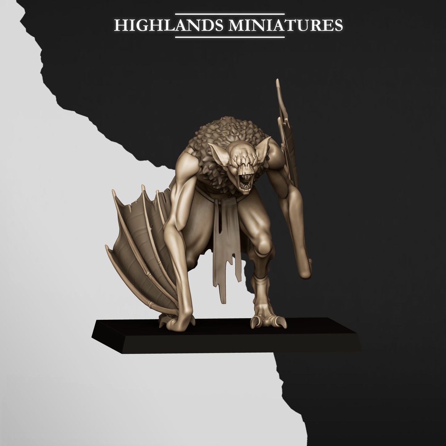 Cript Bats, Highlands Miniatures