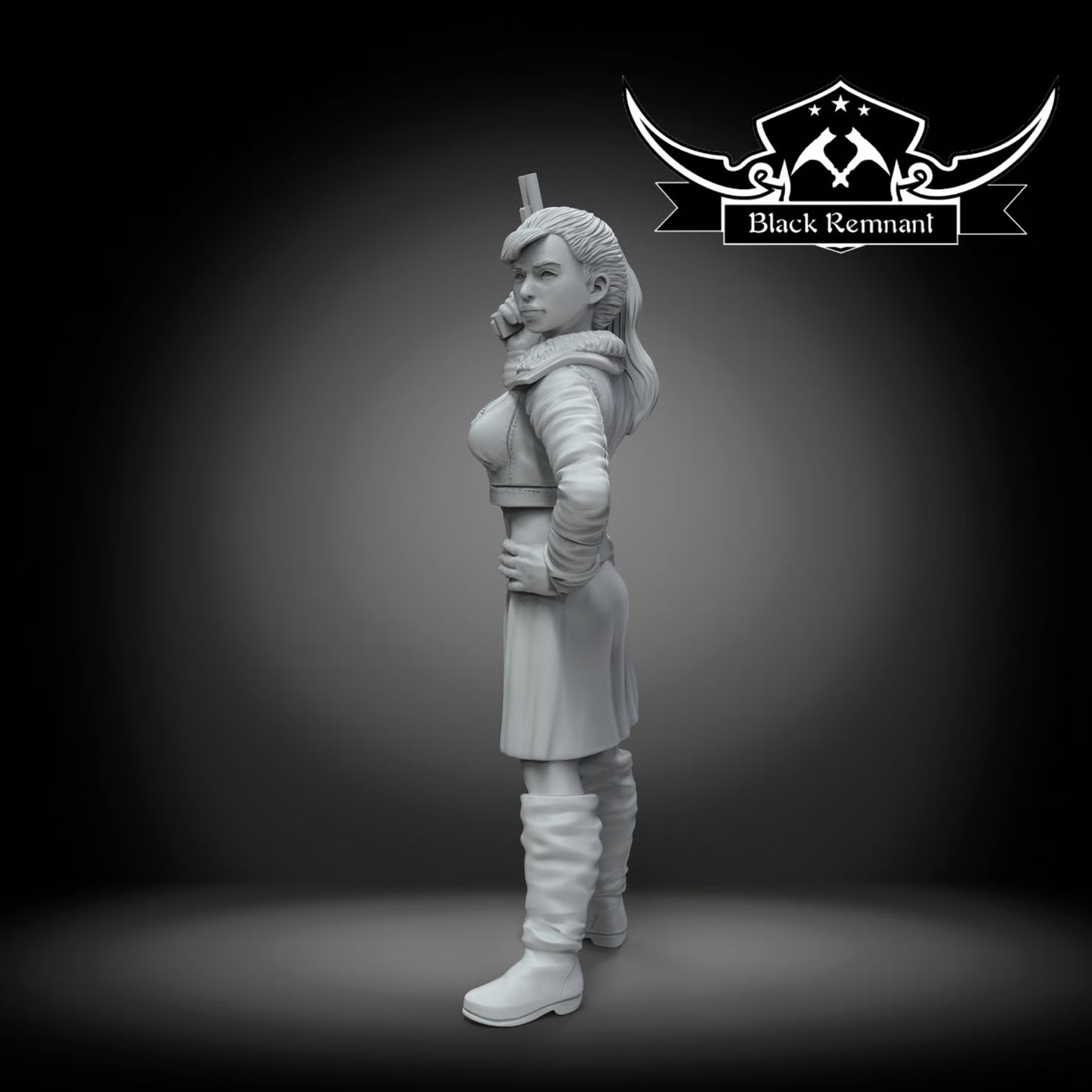 Crimson woman leader, Black Remnant