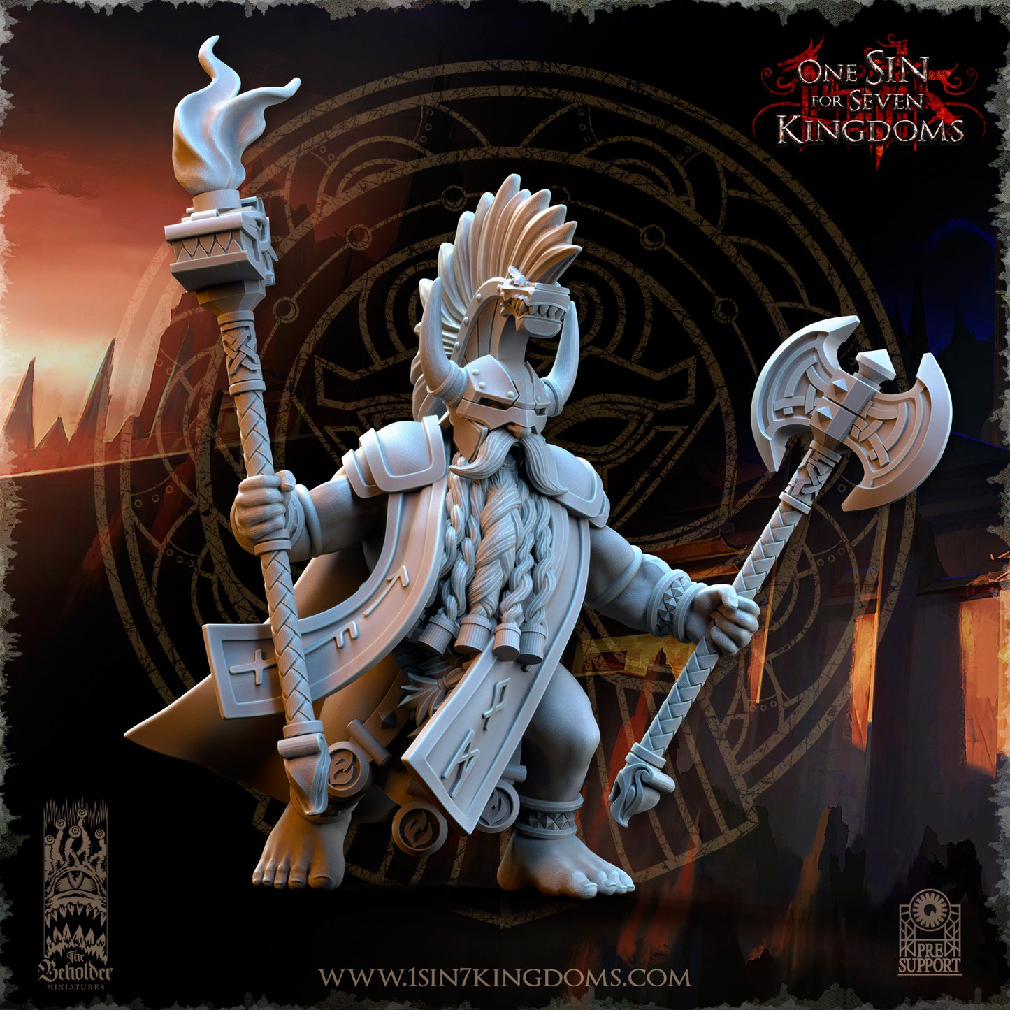 Rune Priest, The Beholder Miniatures