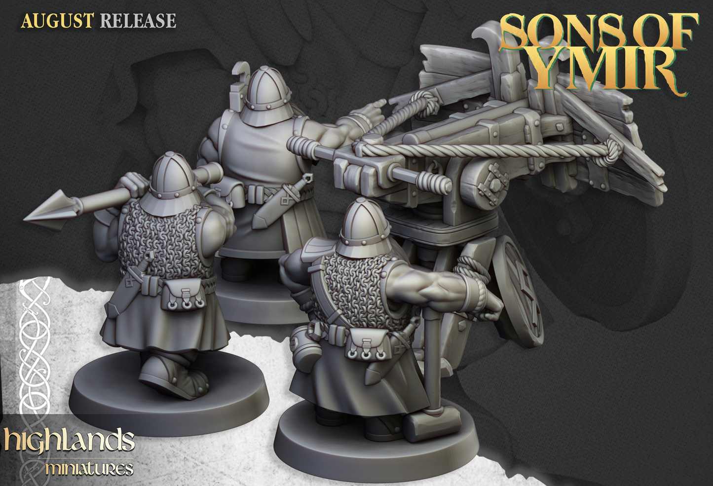 Dwarf Ballista, Highlands Miniatures