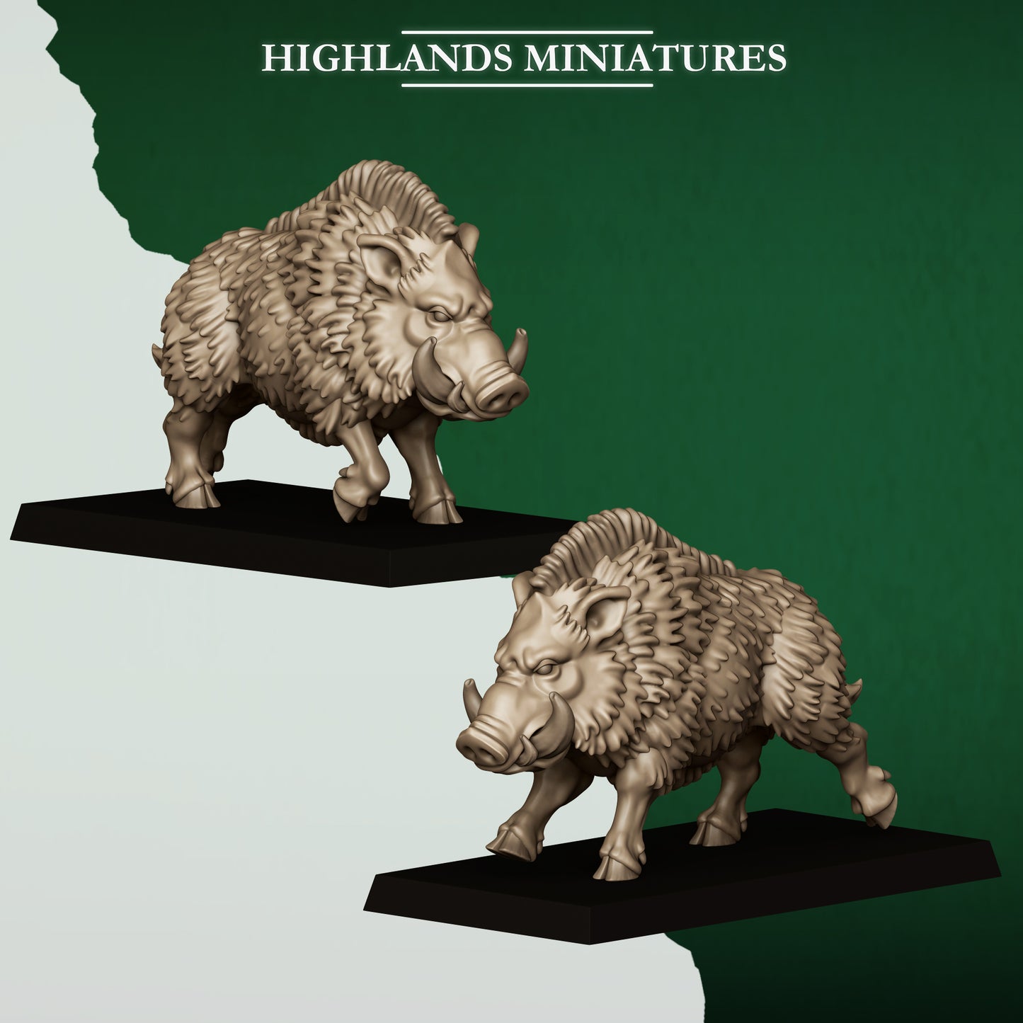 Animals and beast masters, Highlands Miniatures