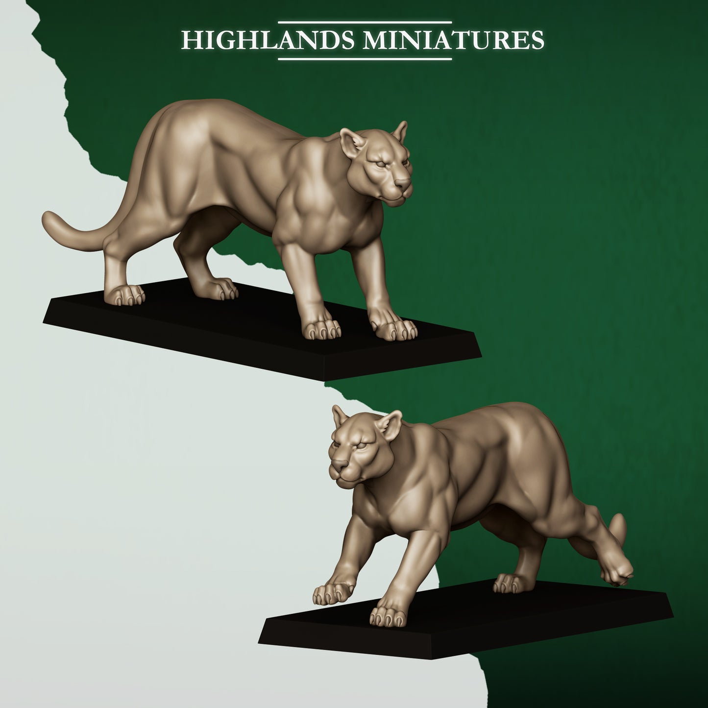 Animals and beast masters, Highlands Miniatures