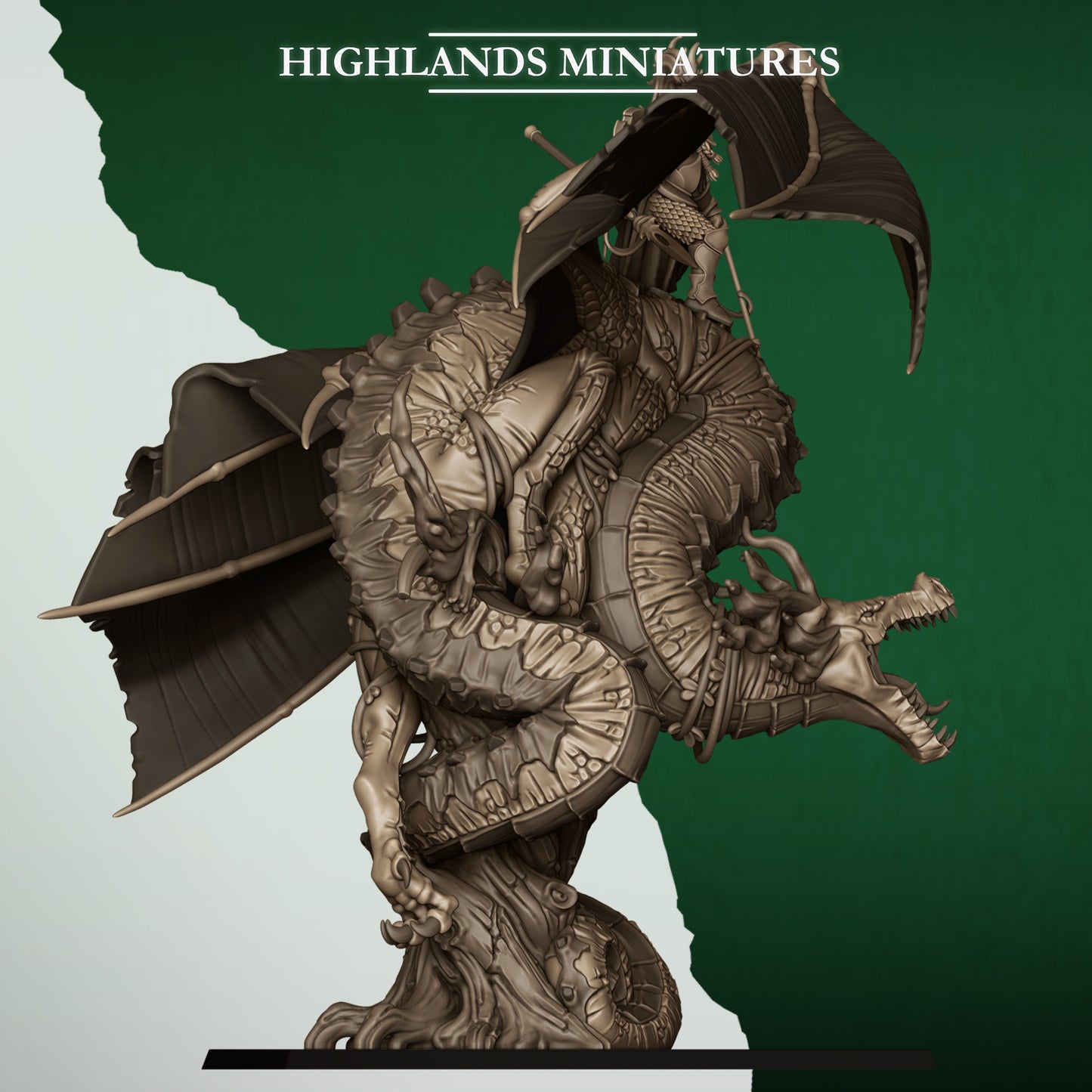 Feral dragon, Highlands Miniatures