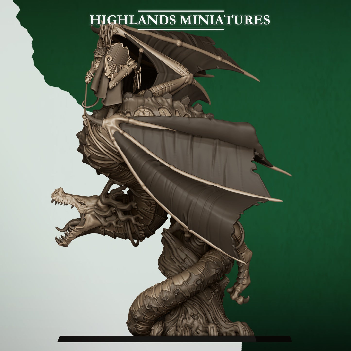 Feral dragon, Highlands Miniatures