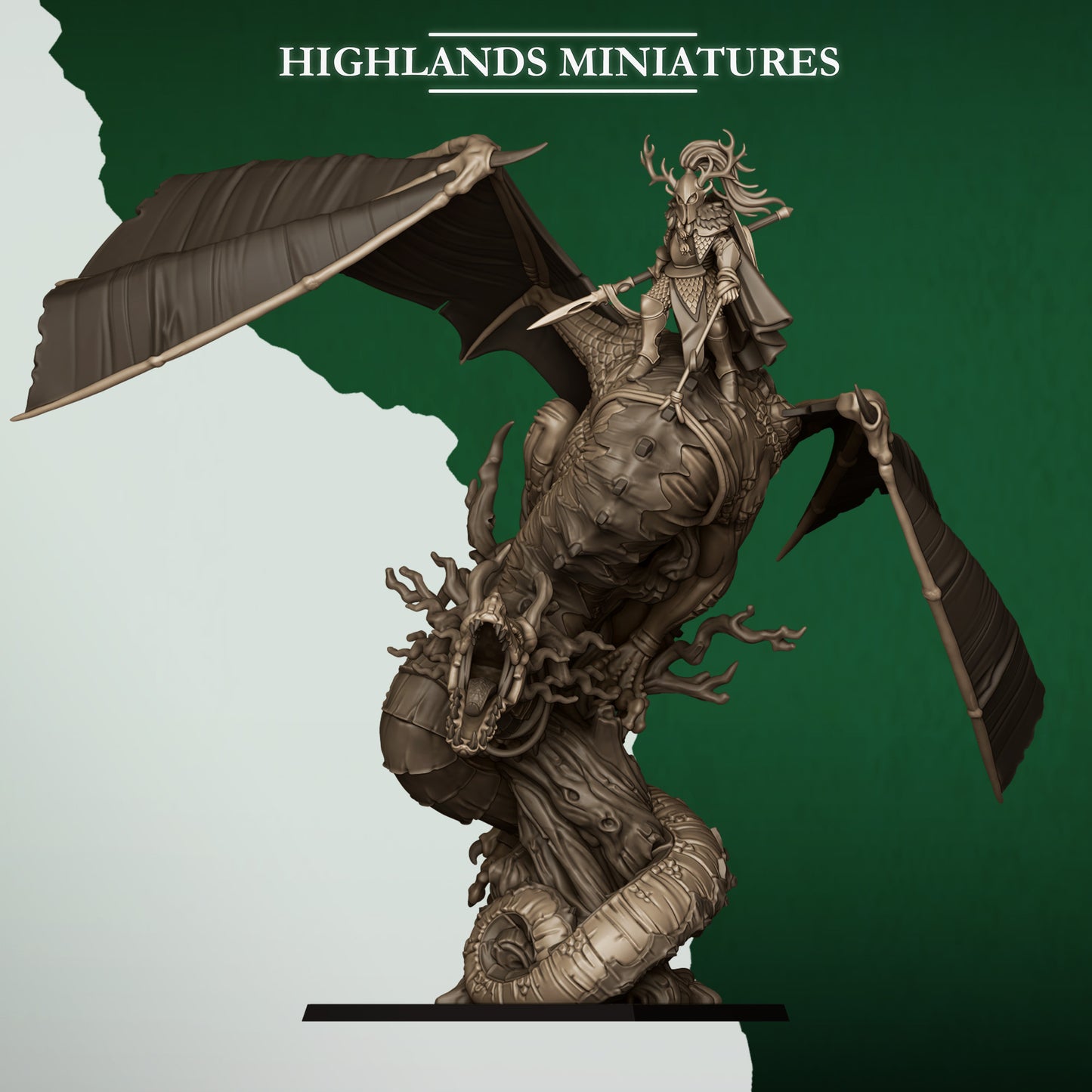 Feral dragon, Highlands Miniatures