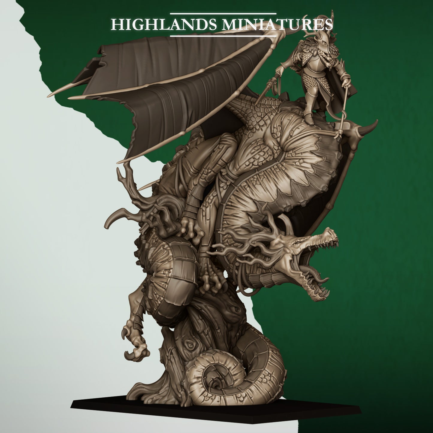 Feral dragon, Highlands Miniatures