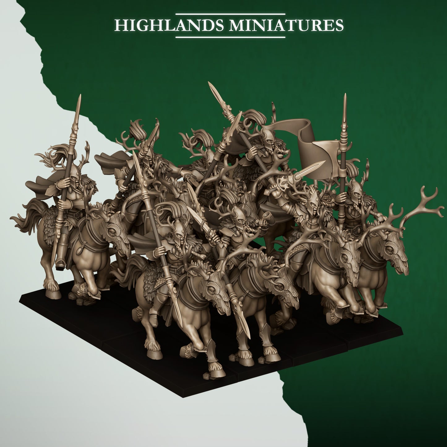 Forest riders, Highlands Miniatures