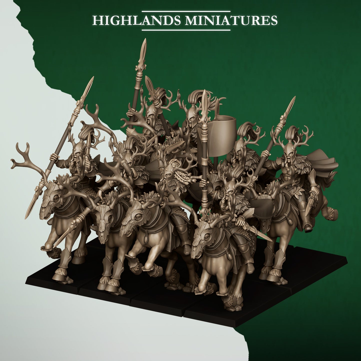 Forest riders, Highlands Miniatures