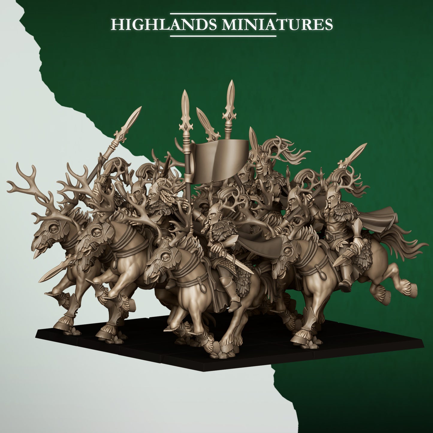 Forest riders, Highlands Miniatures