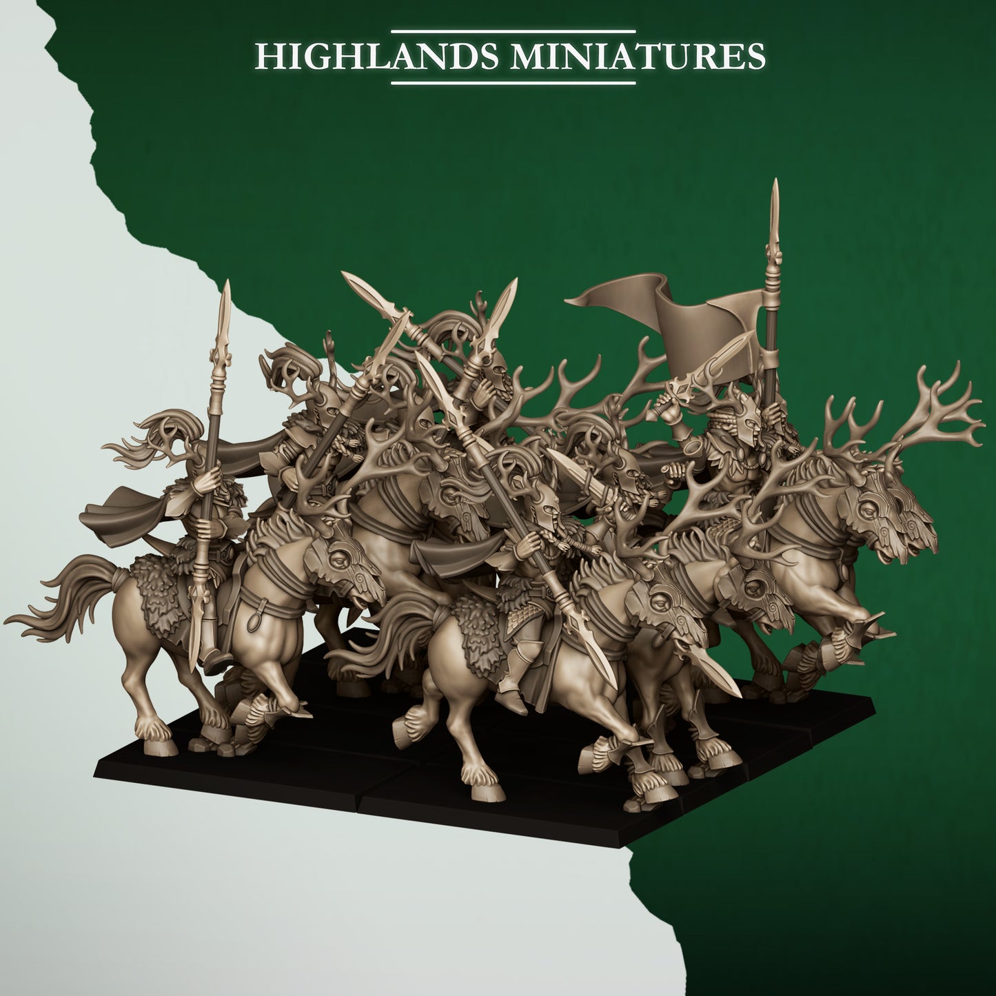Forest riders, Highlands Miniatures