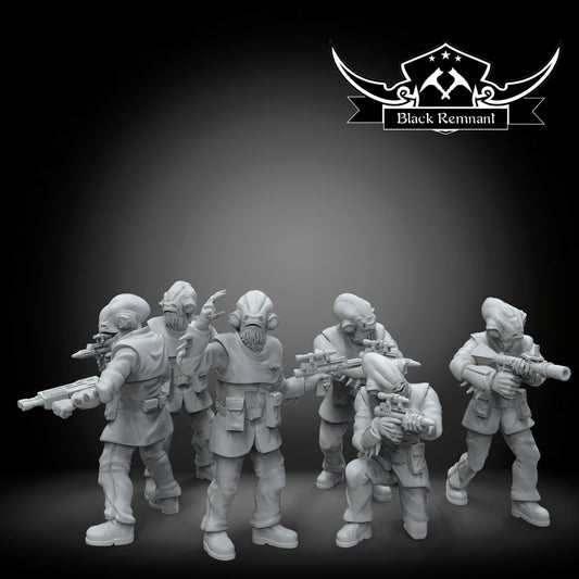 Fish fleet troopers, Black Remnant