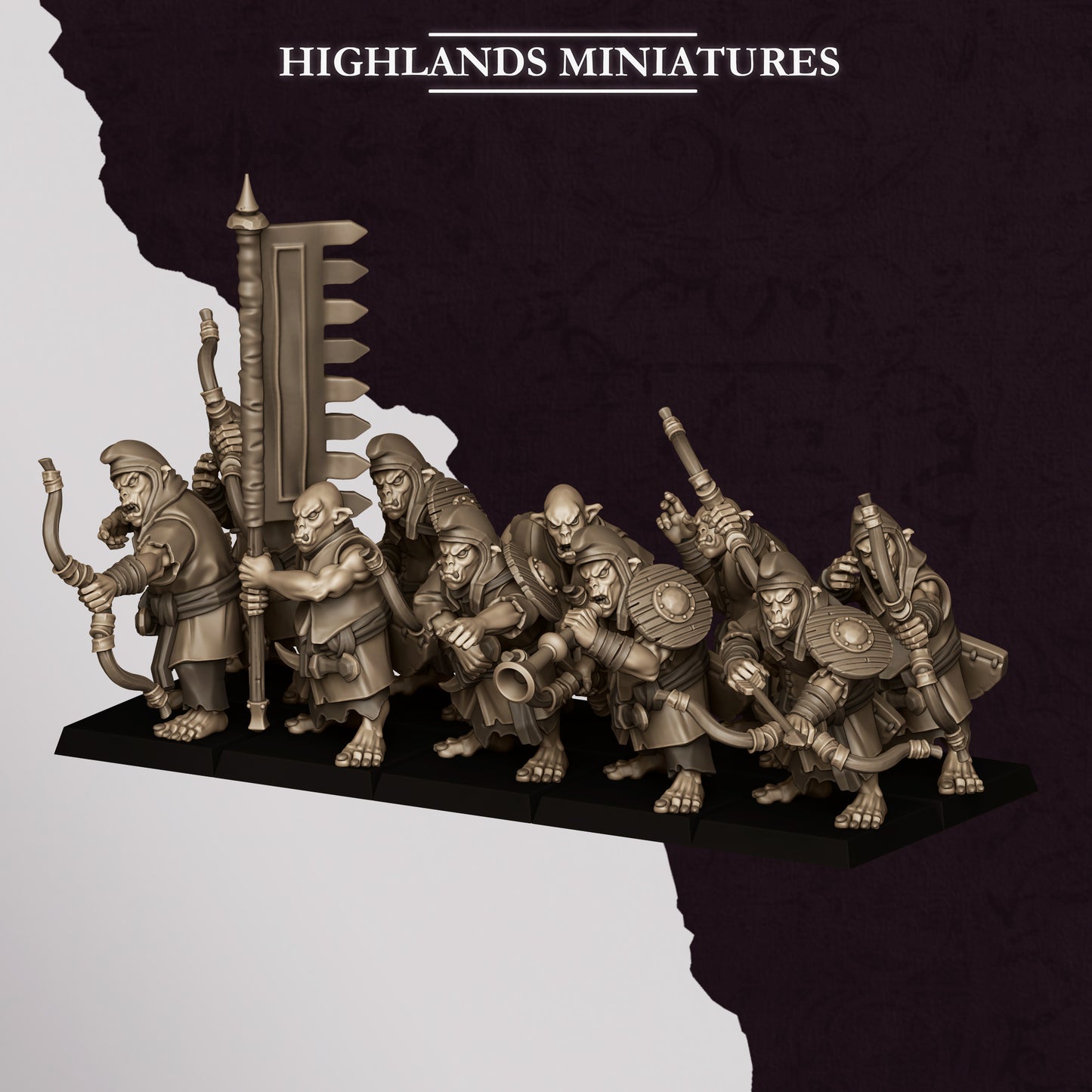 Hobgoblin archers, Highlands Miniatures