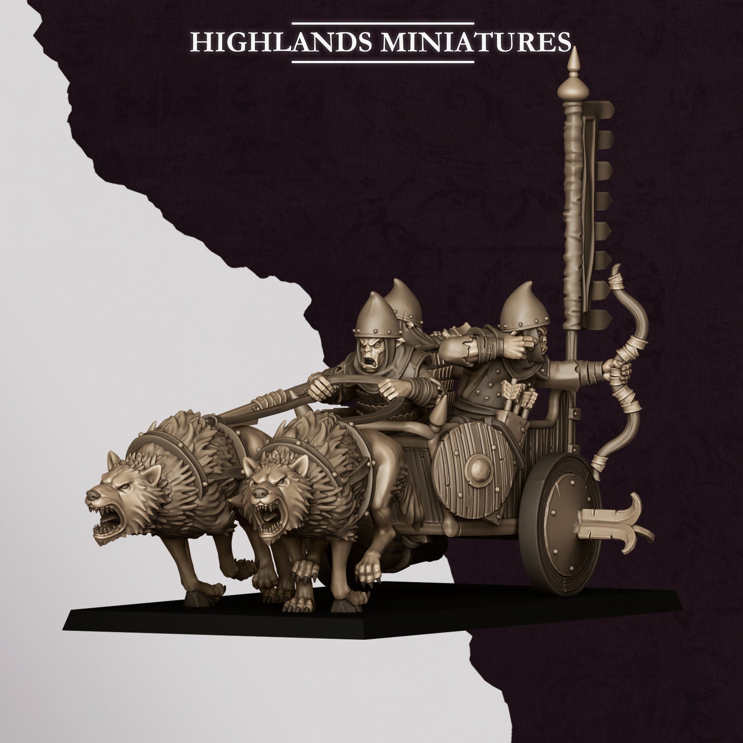 Hobgoblin chariot, Highlands Miniatures