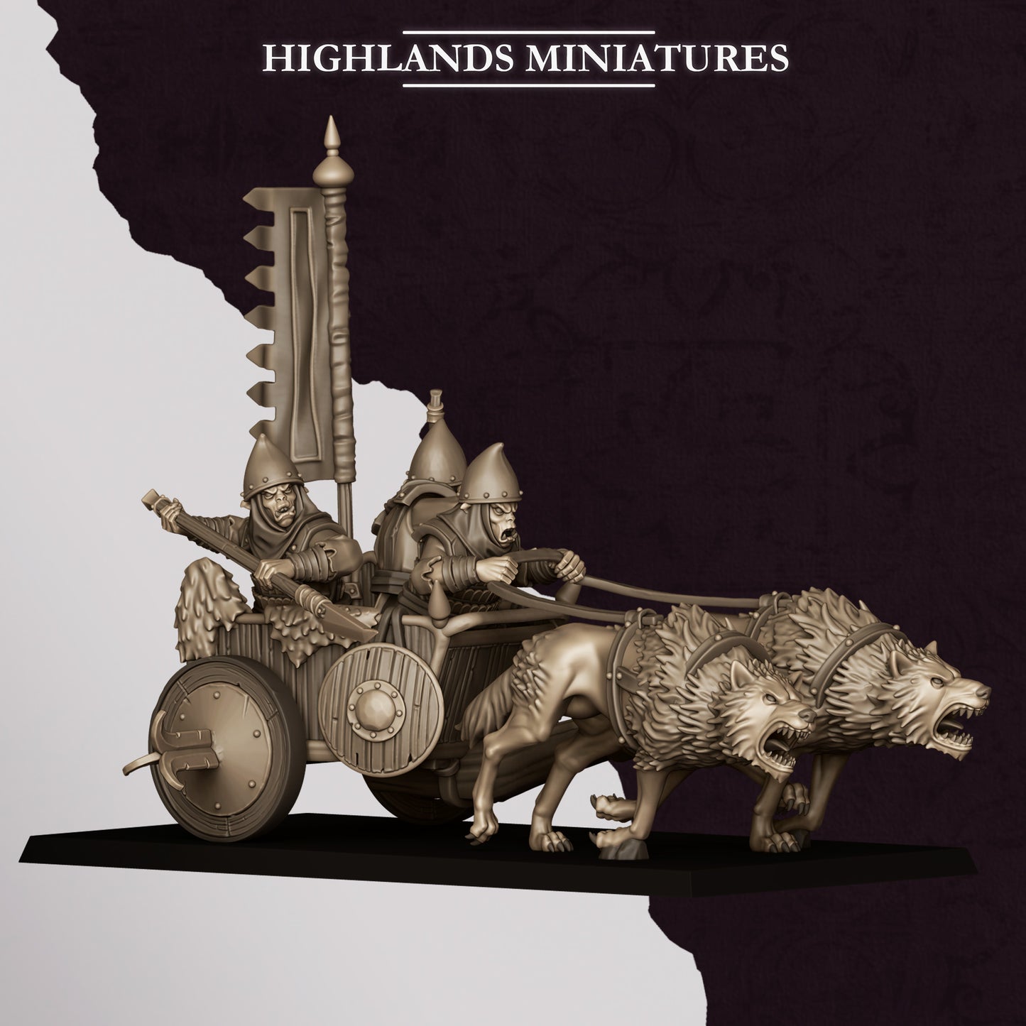 Hobgoblin chariot, Highlands Miniatures