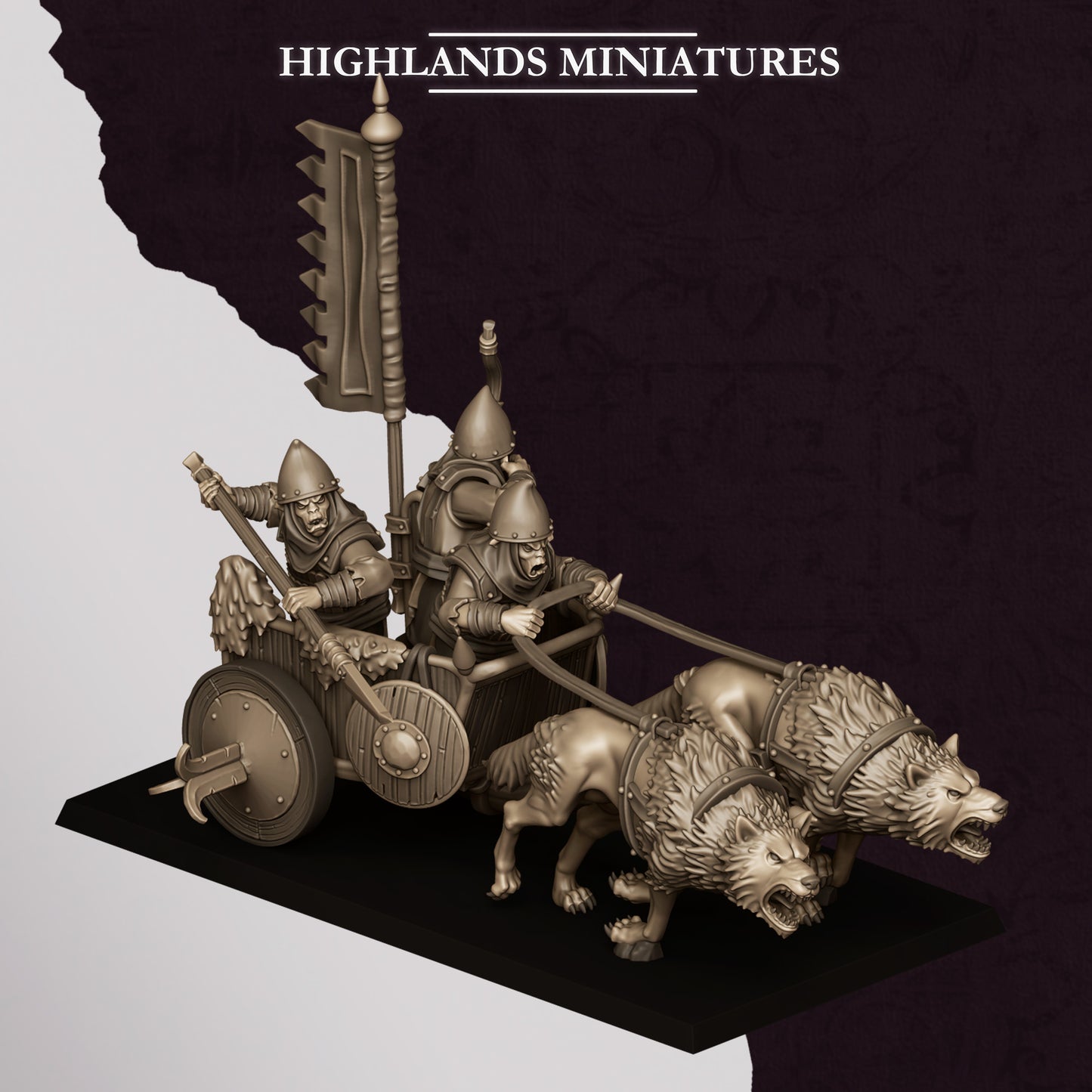 Hobgoblin chariot, Highlands Miniatures