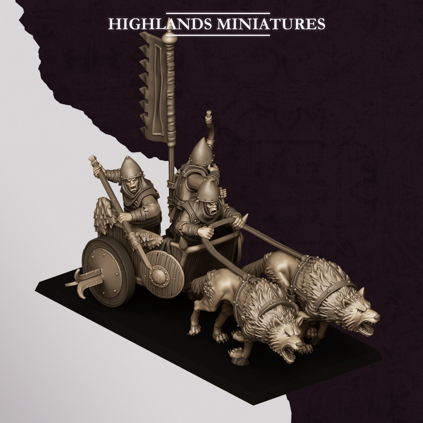 Hobgoblin chariot, Highlands Miniatures
