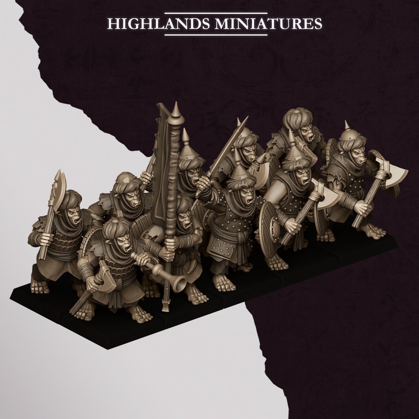 Hobgoblin warriors, Highlands Miniatures