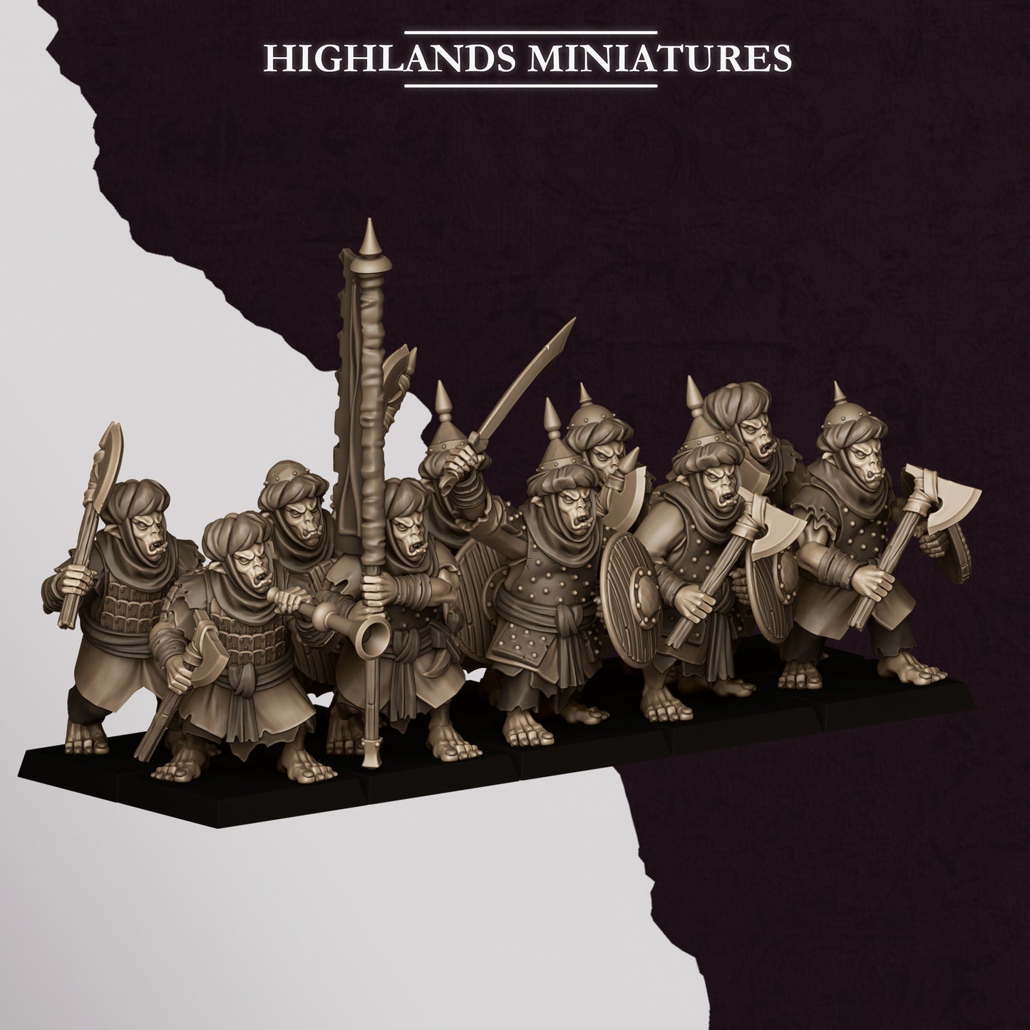 Hobgoblin warriors, Highlands Miniatures