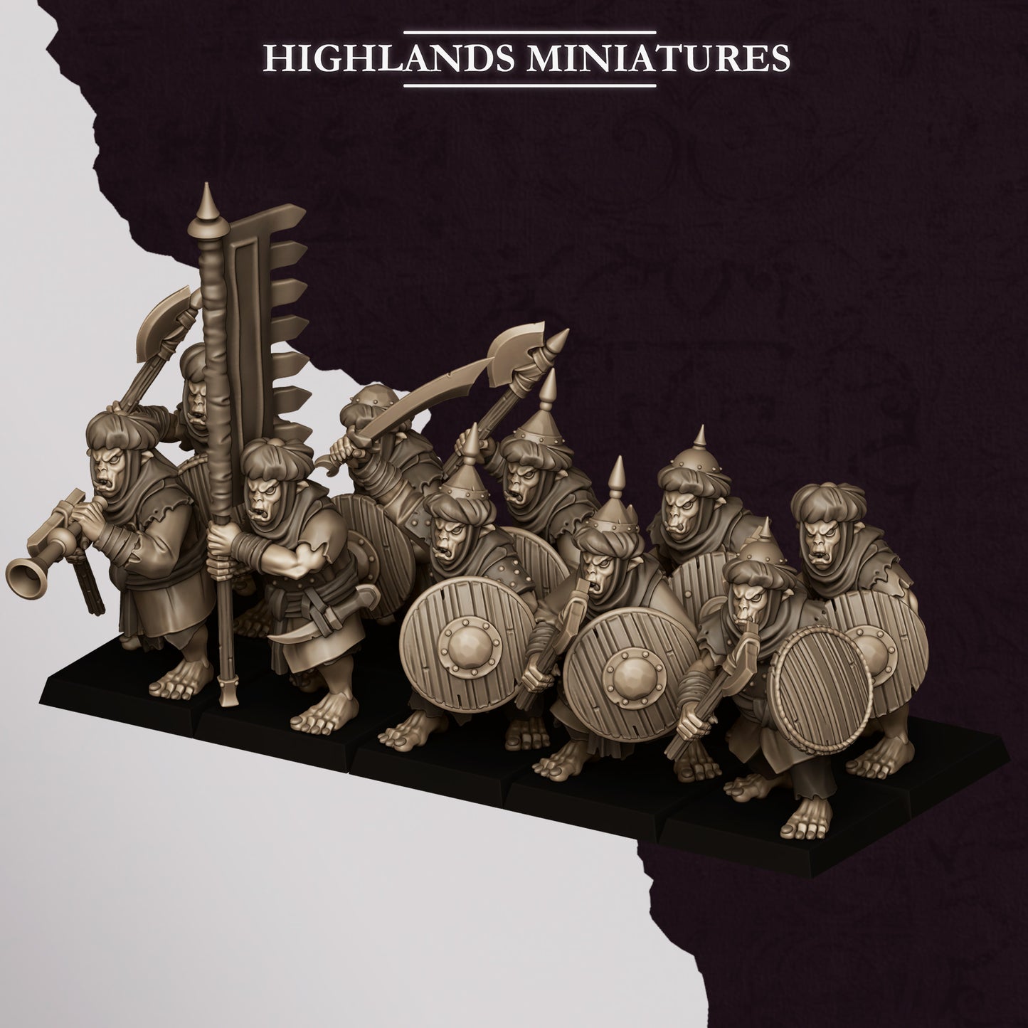 Hobgoblin warriors, Highlands Miniatures