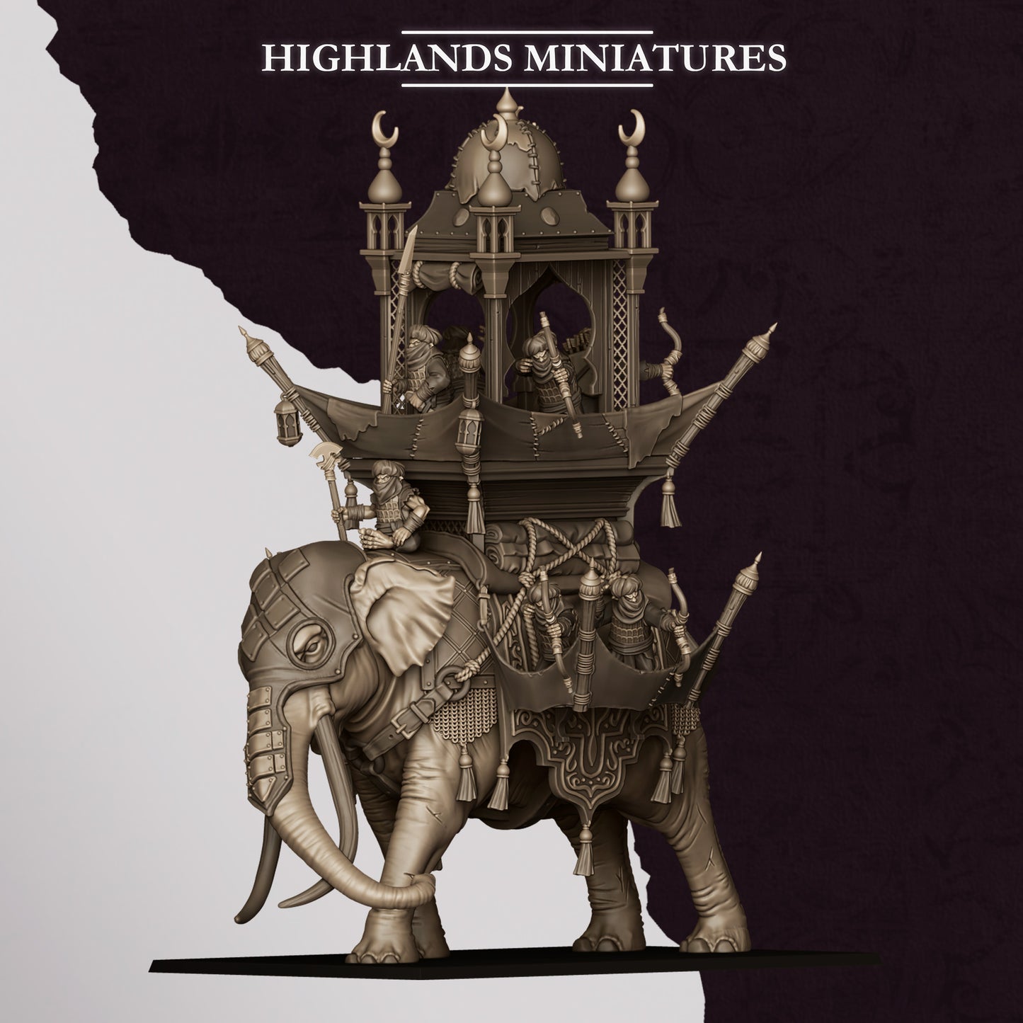 Hobgoblin War elephant, Highlands Miniatures