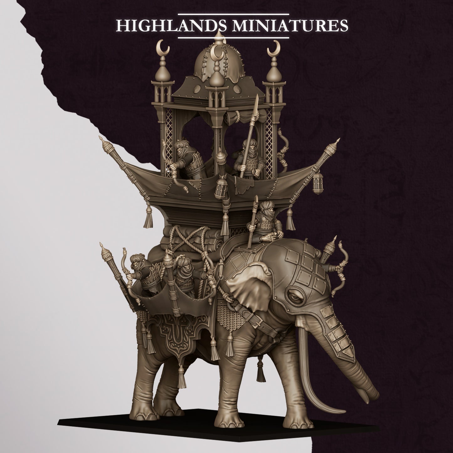Hobgoblin War elephant, Highlands Miniatures