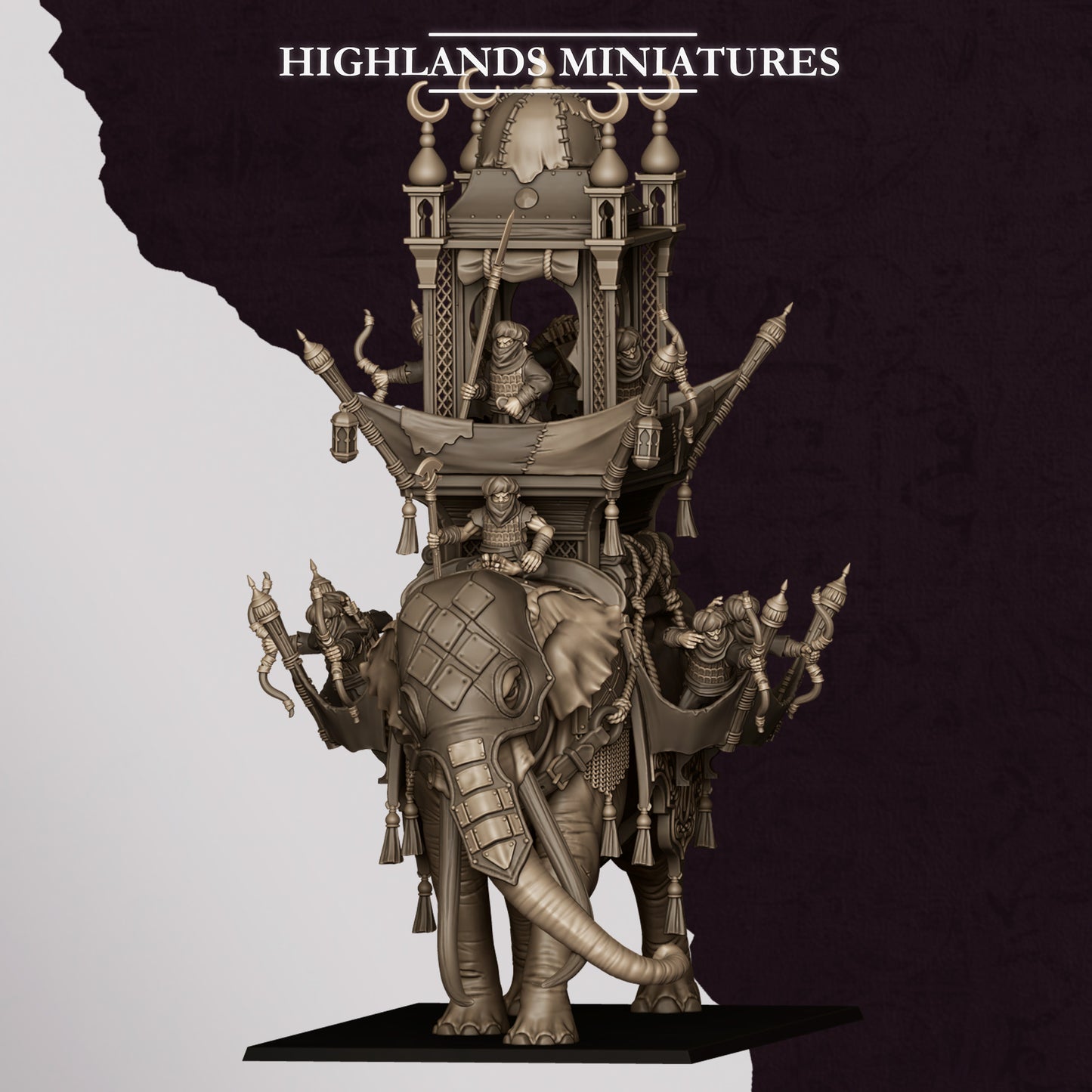 Hobgoblin War elephant, Highlands Miniatures