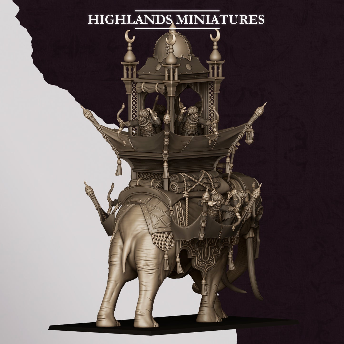 Hobgoblin War elephant, Highlands Miniatures