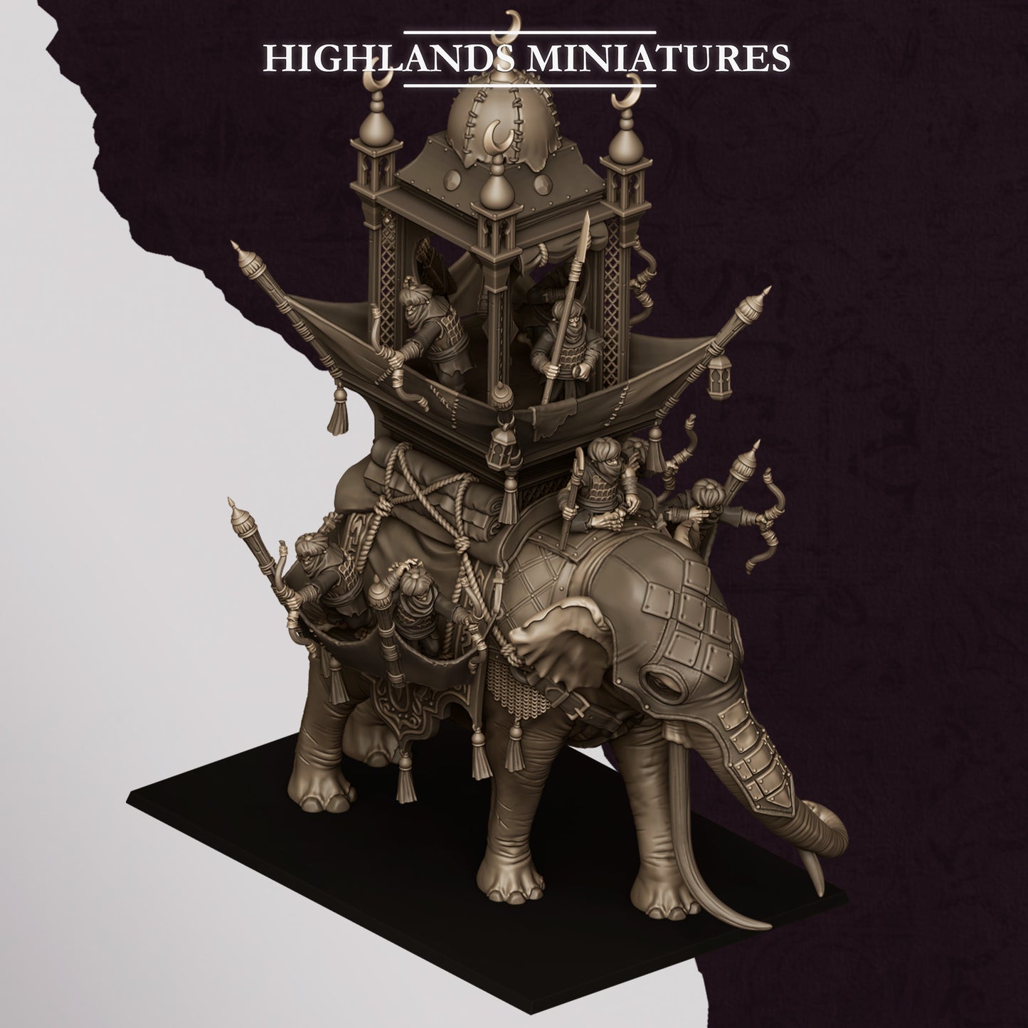 Hobgoblin War elephant, Highlands Miniatures