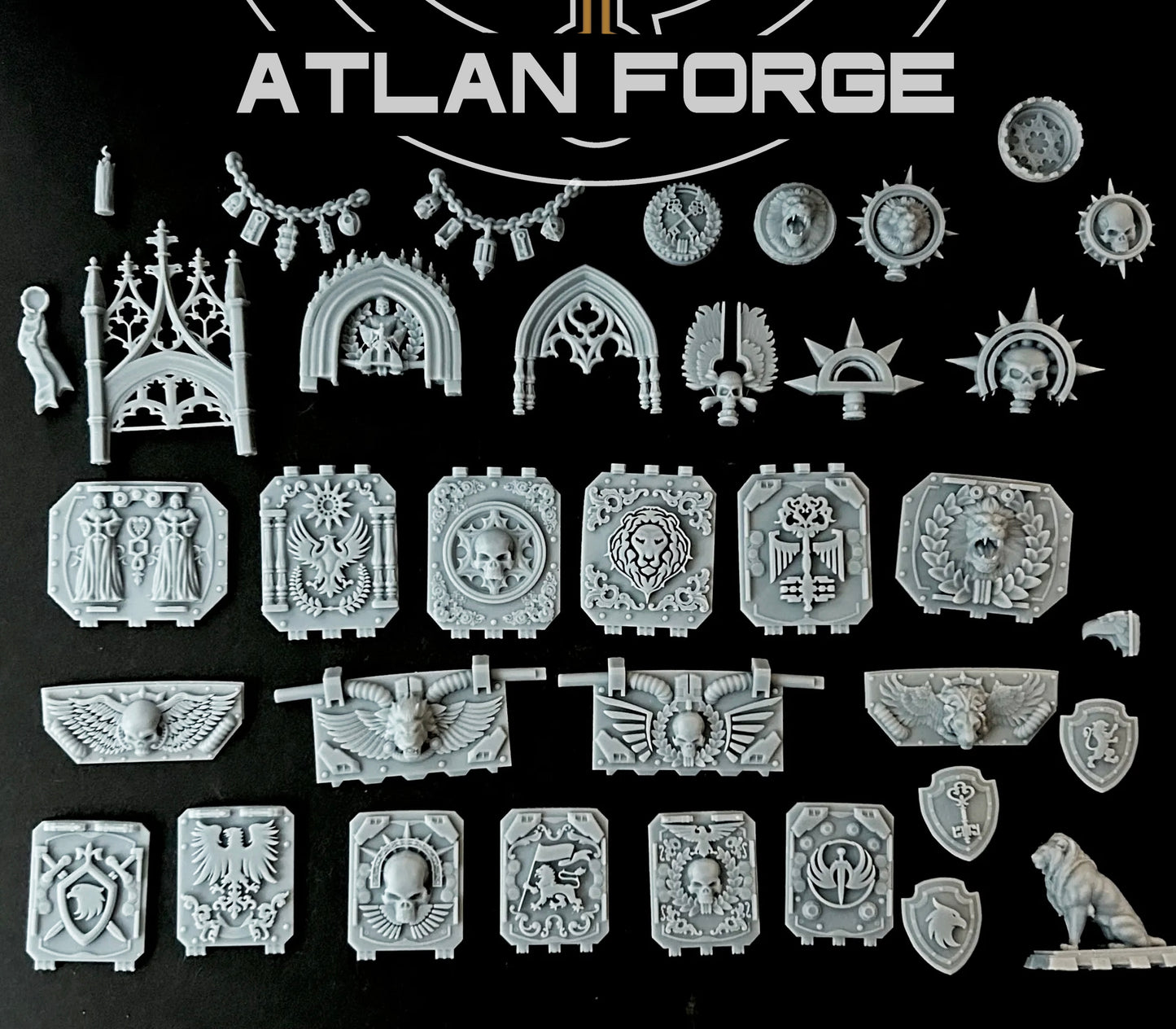 Angelic Vehicle Ornaments, Atlan Forge