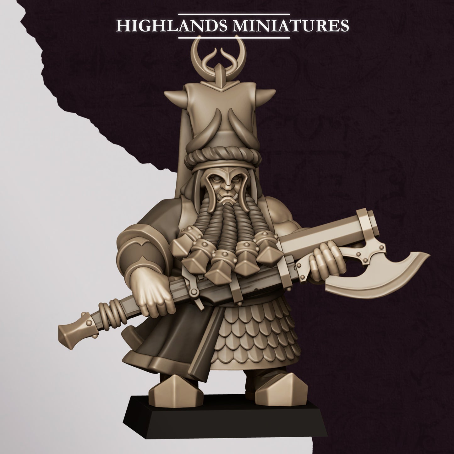 Marduk Commander 3, Highlands Miniatures