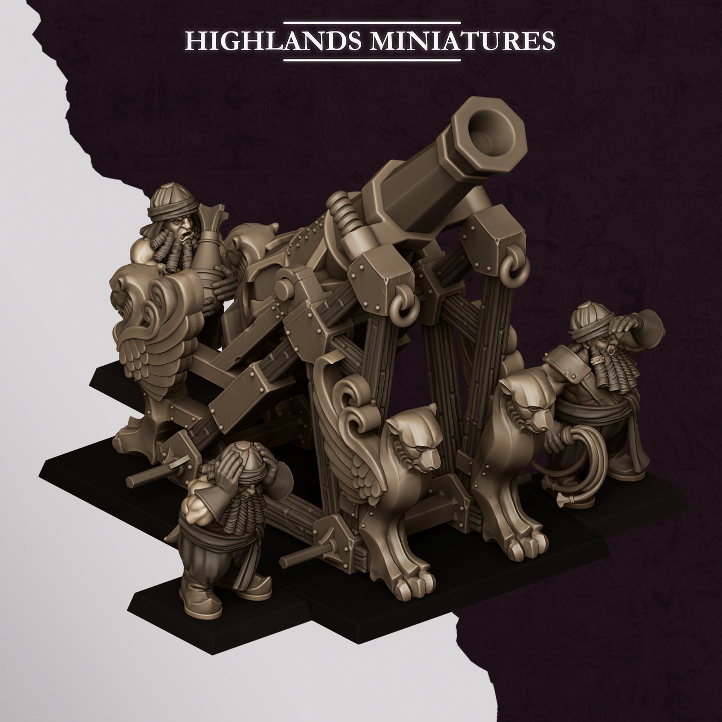 Marduk Mortar, Highlands Miniatures