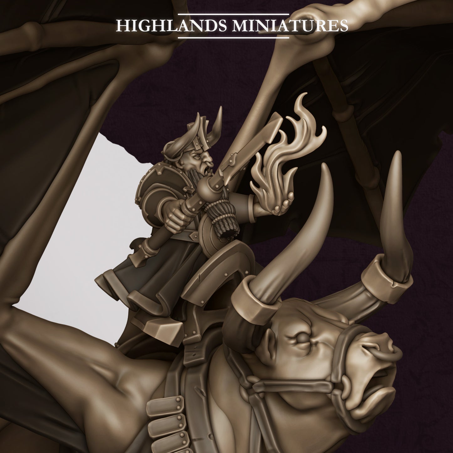 Marduk Bull, Highlands Miniatures