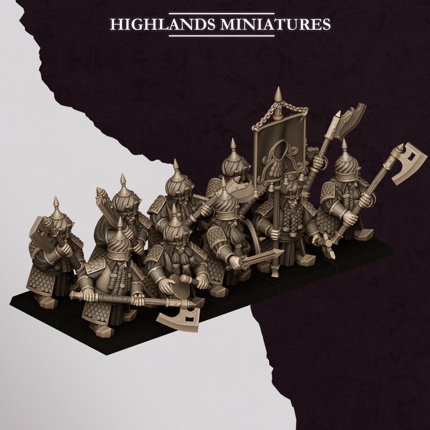 Marduk Warriors, Great weapon, Highlands Miniatures
