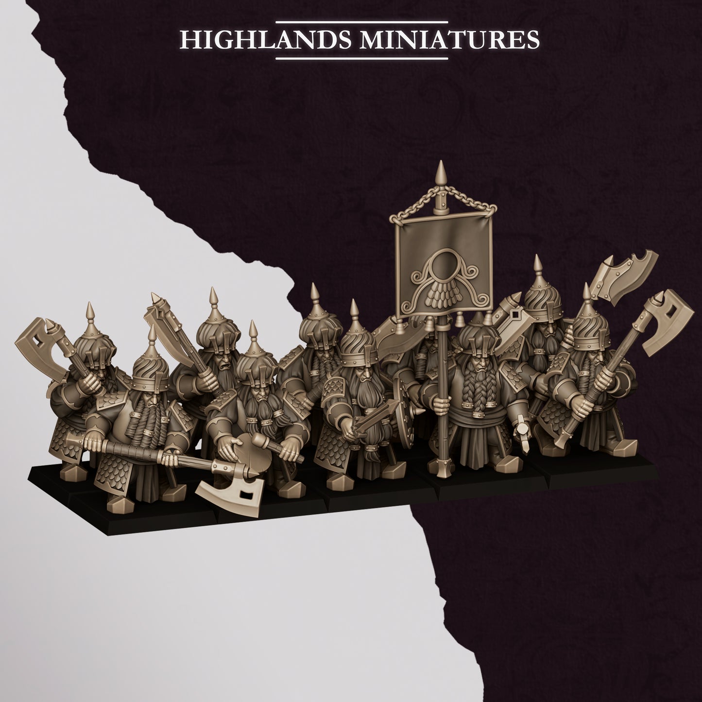Marduk Warriors, Great weapon, Highlands Miniatures