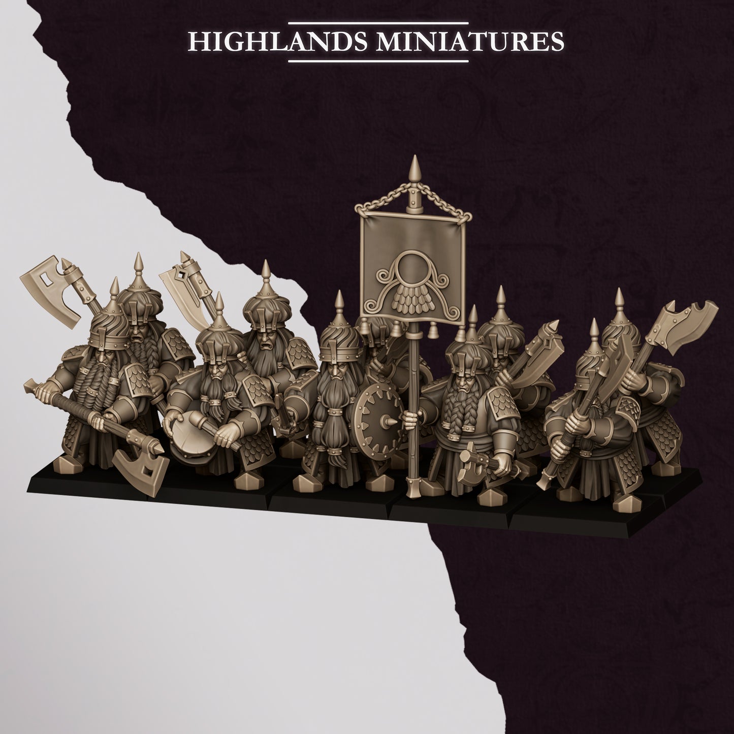 Marduk Warriors, Great weapon, Highlands Miniatures