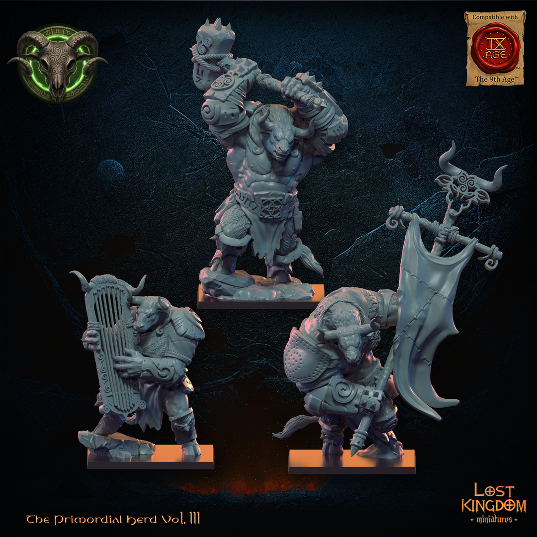 Minotaurs Unit, Lost Kingdom Miniatures