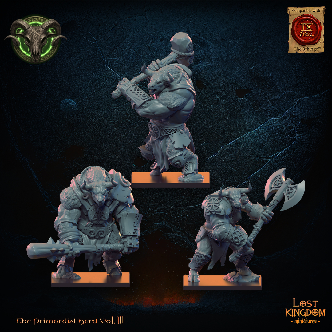 Minotaurs Unit, Lost Kingdom Miniatures