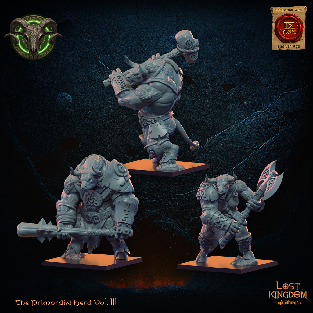 Minotaurs Unit, Lost Kingdom Miniatures