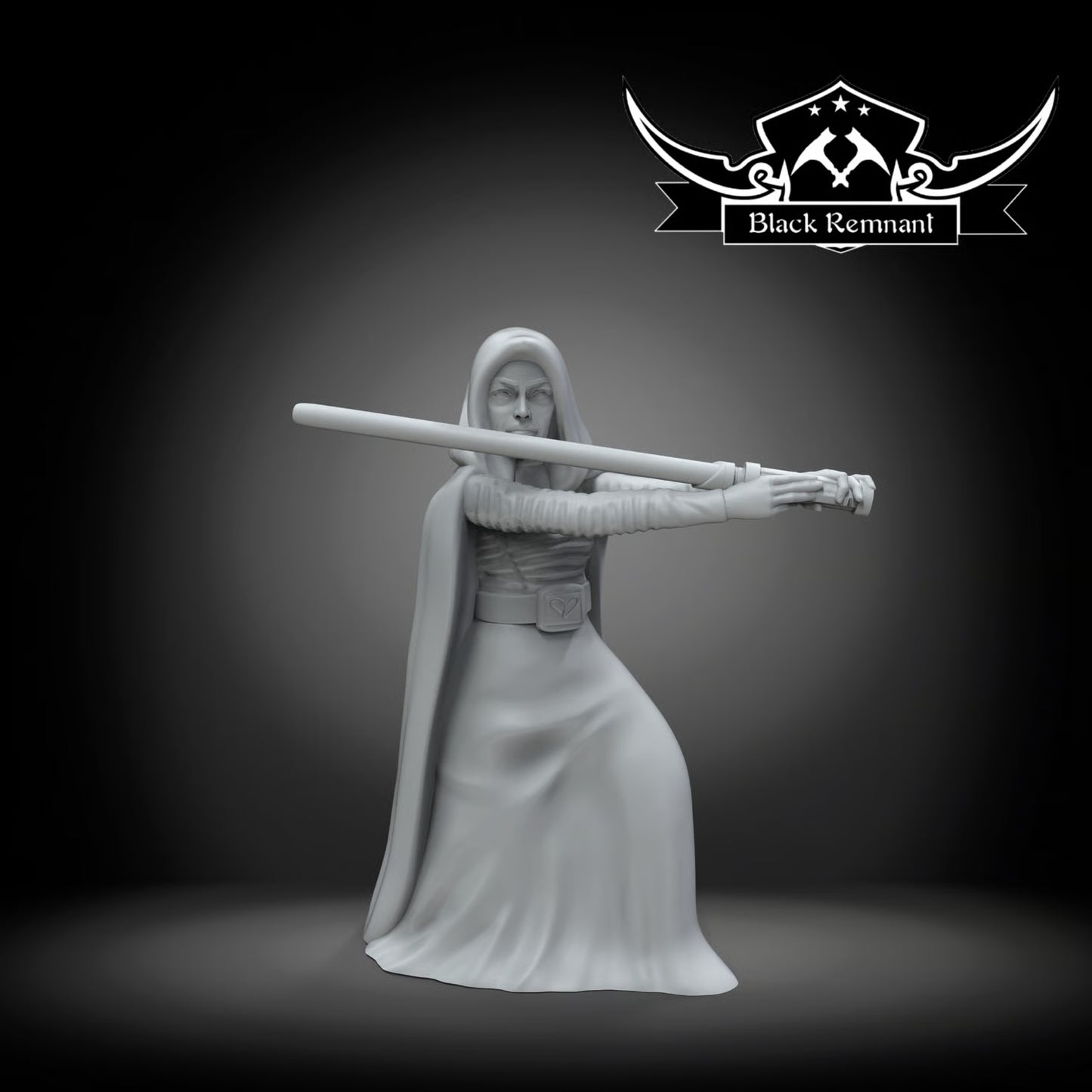 Mystical blue apprentice warrior, Black Remnant