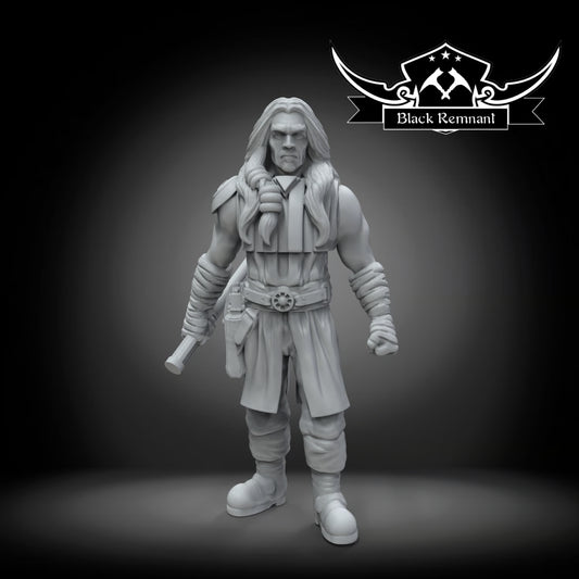 Mystical warrior with pistol B, Black Remnant