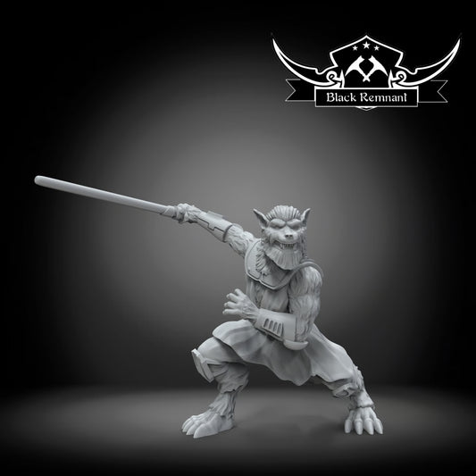 Mystical werewolf warrior, Black Remnant