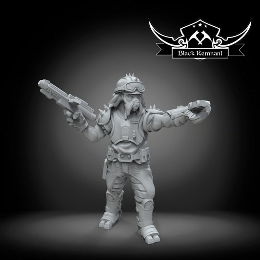 Poulp pirate leader, Black Remnant