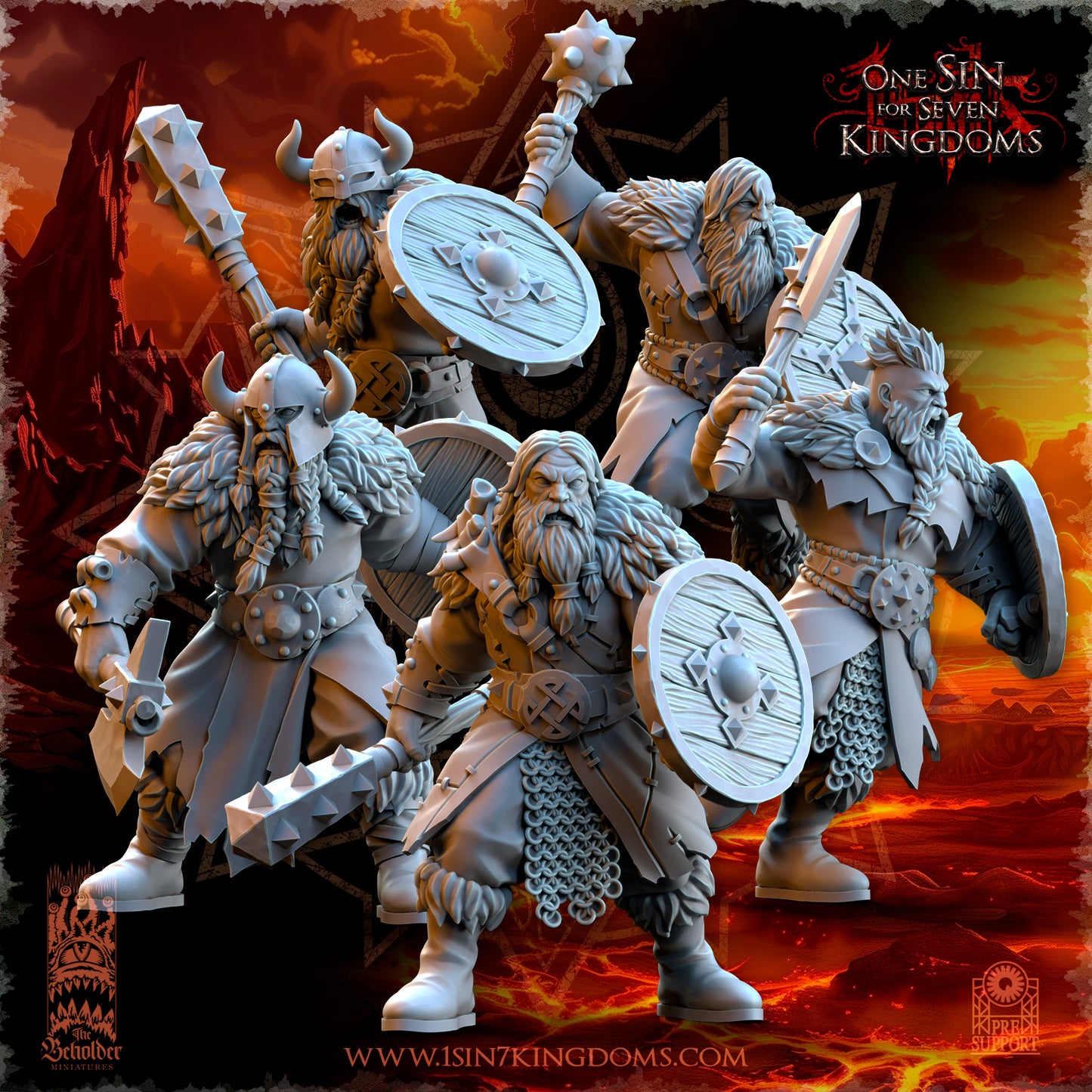Northern Reavers, The Beholder Miniatures
