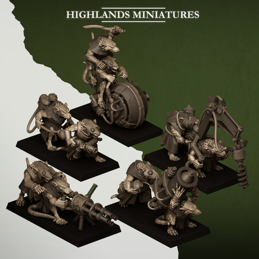 Heavy weapons team, Highlands Miniatures